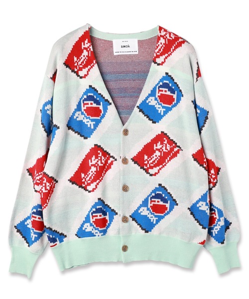 amok（アモク） カーディガン CAN ARGYLE KNIT CARDIGAN メンズ
