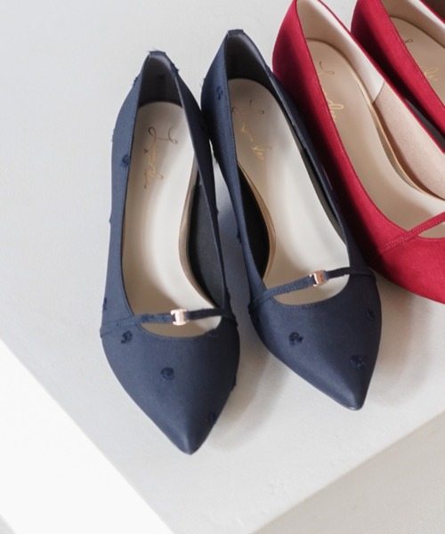 Launa lea（ラウナレア） パンプス 「25秋冬」5cmヒールミニゴールド