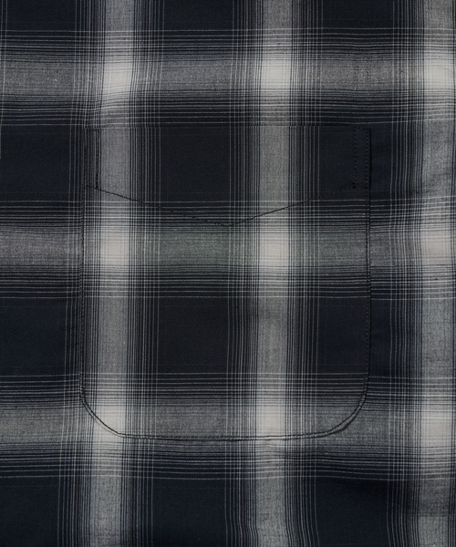 「FREAK'S STORE」 半袖シャツ MEDIUM チャコールグレー メンズ_画像5