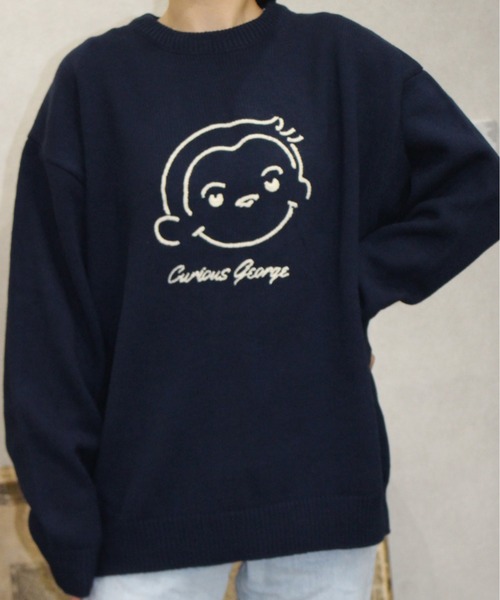 ALWAYS GOOD TIME ニット セーター 「CuriousGeorge/おさるのジョージ