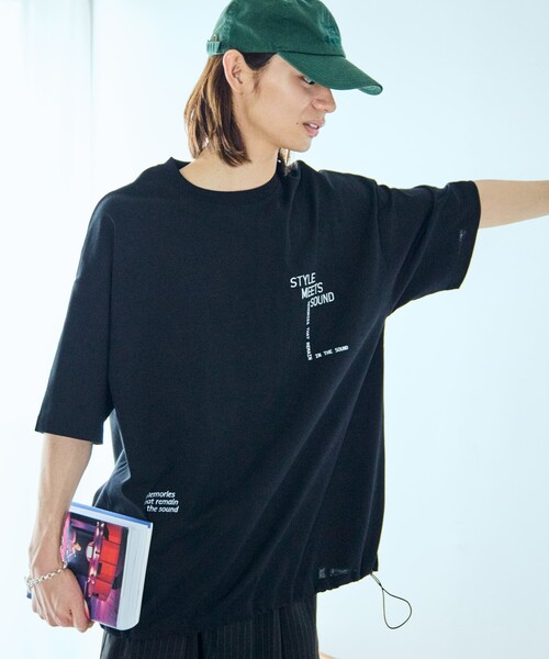 「FREAK'S STORE」 半袖Tシャツ LARGE グレー メンズ_画像8