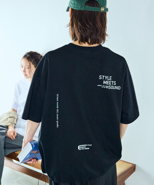 「FREAK'S STORE」 半袖Tシャツ LARGE グレー メンズ_画像9
