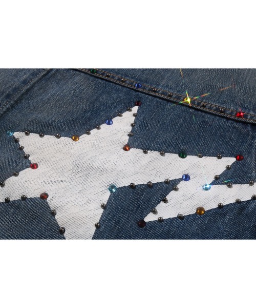 A BATHING APE（アベイシングエイプ） デニムジャケット gジャン COLOR