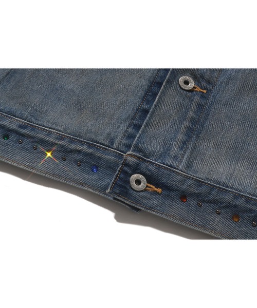 A BATHING APE（アベイシングエイプ） デニムジャケット gジャン COLOR