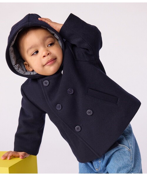PETIT BATEAU（プチバトー） ダウン アウター Pコート キッズ 子供服 