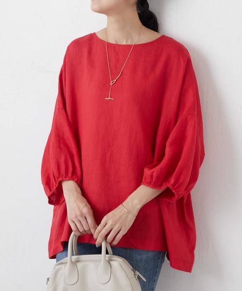 BEARDSLEY 七分袖ブラウス BEARDSLEY（ビアズリー） 7分袖ブラウス FREE ブルー レディース