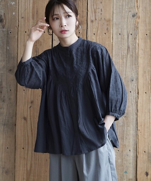 「e-zakkamania stores」 7分袖ブラウス M ホワイト レディース_画像8