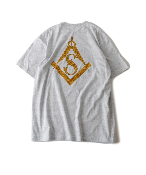 「Subciety」 半袖Tシャツ LARGE スミクロ メンズ_画像3