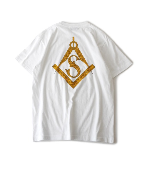 「Subciety」 半袖Tシャツ LARGE スミクロ メンズ_画像6