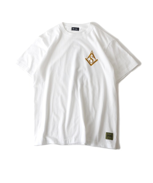 「Subciety」 半袖Tシャツ LARGE スミクロ メンズ_画像7