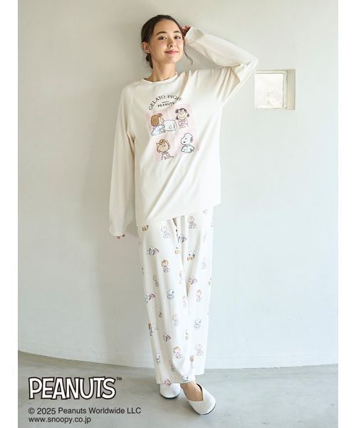 gelato pique（ジェラートピケ） パジャマ ルームウェア 「PEANUTS
