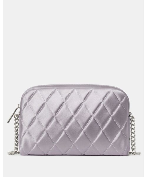 希少品】Kate Spade カゴバック カメラ ショルダーバッグ シルバー 