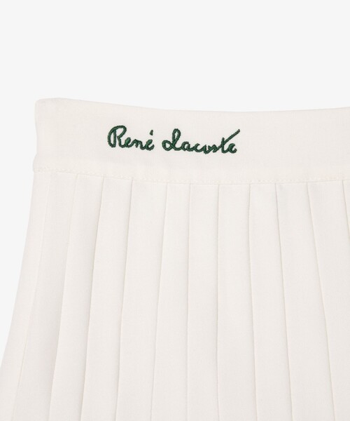 Lacoste プリーツスカート 白 LACOSTE（ラコステ） プリーツスカート 38 ホワイト レディース