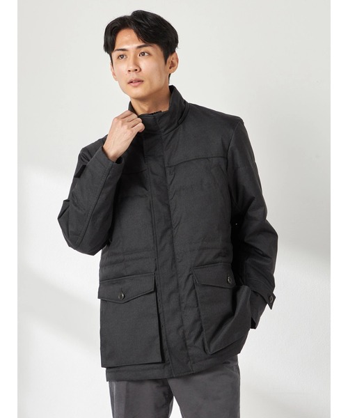 McGREGOR（マックレガー） ダウンジャケット ダウン ウール調ミドル丈