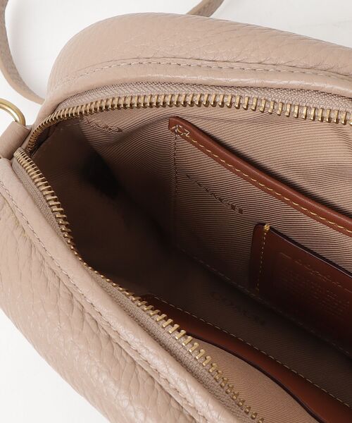美品☆COACHコーチ ショルダーバッグ ベージュ レザー 大きめサイズ. COACH ベージュ レザー ショルダーバッグ