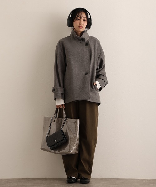 PourVous（プールヴー） コート アウター フェイクウールジャケット