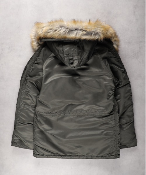 Alpha Industries（アルファ・インダストリーズ） 中綿コート S グレー