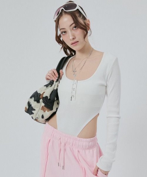 BLONDEY（ブロンディ） ヘンリーネック tシャツ ヘンリーネック