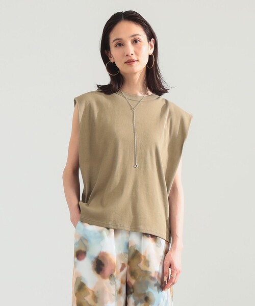新品 別注 スタイリスト佐藤佳菜子 SLOANE クルーネック リブTシャツ 別注】スタイリスト佐藤佳菜子 × SLOANE / クルーネック リブTシャツ