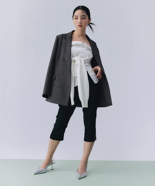 EIMY ISTOIRE（エイミーイストワール） クロップドパンツ M ブラック