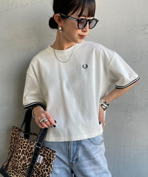 フレッドペリー　FRED PERRY 90s ラガーシャツ　胸刺繍ロゴ　k フレッドペリー | used_clothing_katharsis