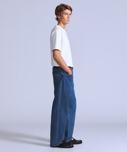 ワイドパンツ ジーンズ Levi's/リーバイス BLUETAB(TM) MARKER LOOSE ジーンズ ミディアムインディゴ メンズの画像