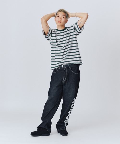 「XLARGE」 半袖Tシャツ L ネイビー メンズ_画像8