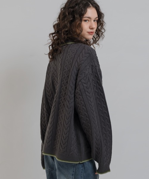 「MUHET」 長袖ニット MEDIUM オフホワイト レディース_画像7