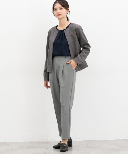 「Honeys」 ブルゾン M グレイッシュベージュ レディース_画像5