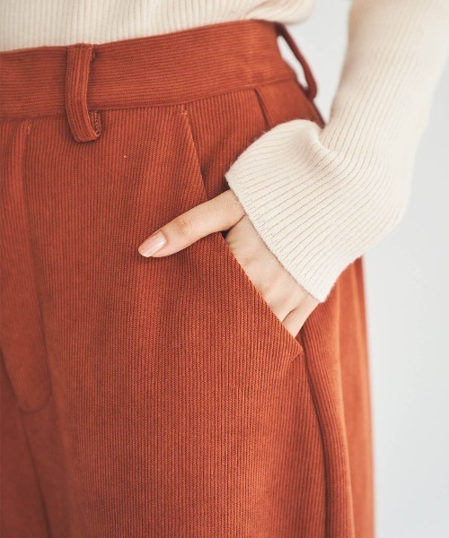 「mil」 パンツ - グレイッシュベージュ レディース_画像3