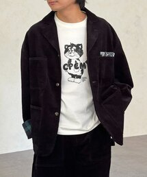 「CPCM」 コーデュロイジャケット MEDIUM ブラウン メンズの画像2