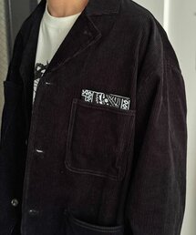 「CPCM」 コーデュロイジャケット MEDIUM ブラウン メンズの画像8