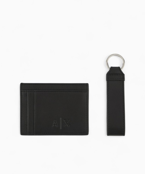 アルマーニエクスチェンジ　二つ折り財布　キーリング　セット　ケース　プレゼント ARMANI EXCHANGE カードケース 「A|X アルマーニ エクスチェンジ