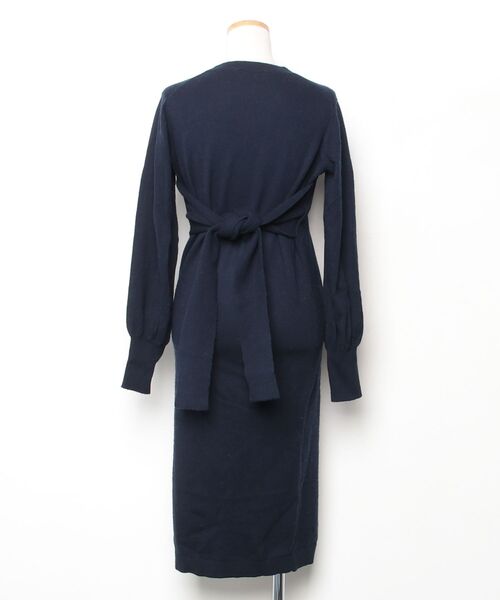 「Ted Baker」 ニットワンピース 0 ネイビー レディース_画像2