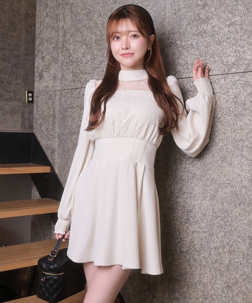 「LIPSERVICE」 長袖ワンピース S ブラック レディース_画像5