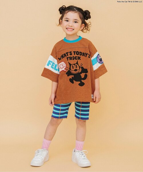 BREEZE（ブリーズ） tシャツ 「フィリックス・ザ・キャット」ワッペン