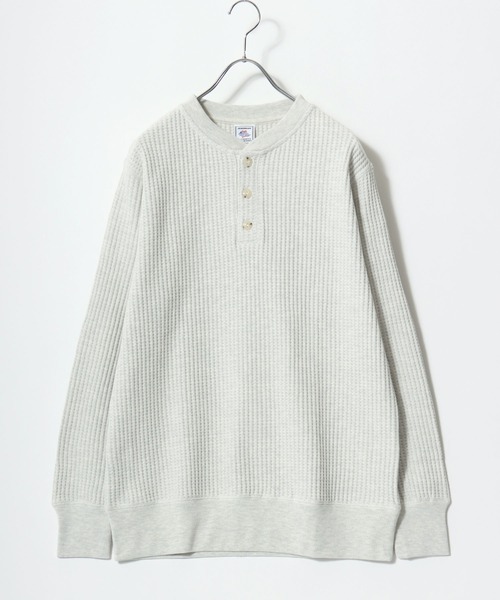 「JEMORGAN」 長袖Tシャツ L オートミール メンズ_画像4