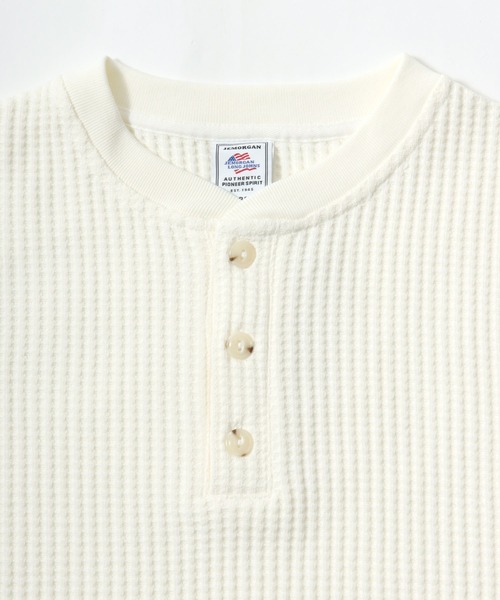 「JEMORGAN」 長袖Tシャツ L オートミール メンズ_画像8