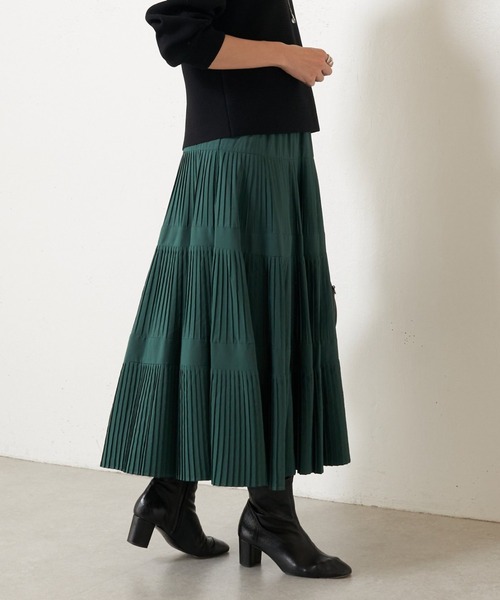 BEARDSLEY（ビアズリー） フレアスカート FREE ベージュ レディース