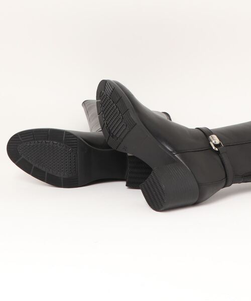 「Piedi Nudi」 ロングブーツ 38 ダークブラウン レディース_画像3