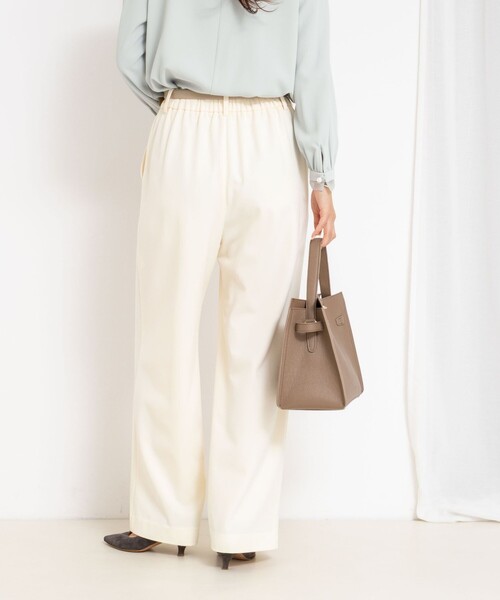 「NOLLEY'S」 パンツ 38 オフホワイト レディース_画像9