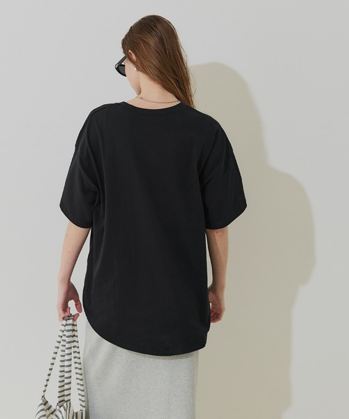 coca（コカ） tシャツ 「WEB限定セール」テールカットカレッジビッグT