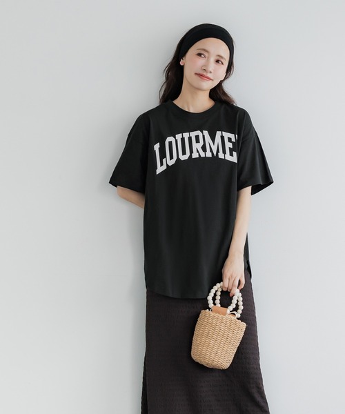 coca（コカ） tシャツ 「WEB限定セール」テールカットカレッジビッグT