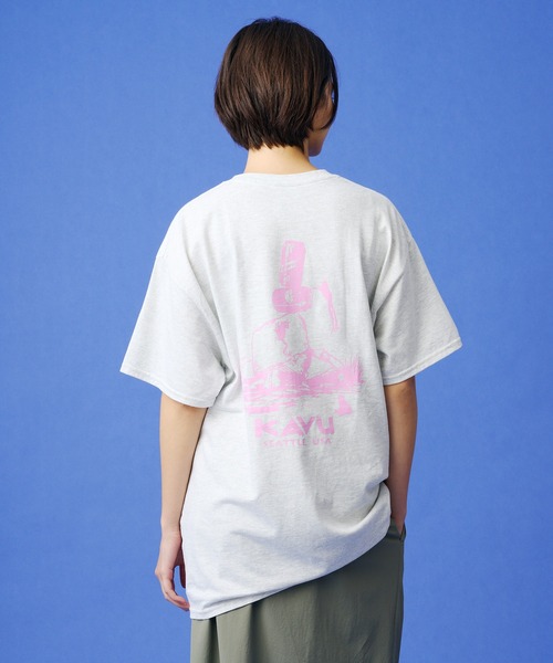 KAVU（カブー） tシャツ Drink Frog Tee/ドリンクフロッグ Tシャツ