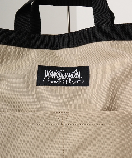 「（What it isNt）ART BY MARKGONZALES」 2WAYバッグ FREE ベージュ メンズ_画像3