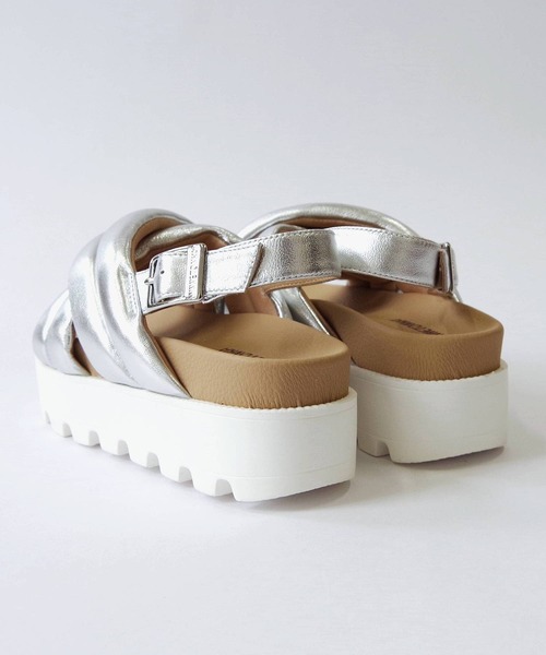 「Minnetonka」 ヒールサンダル 9 ブラック レディース_画像7