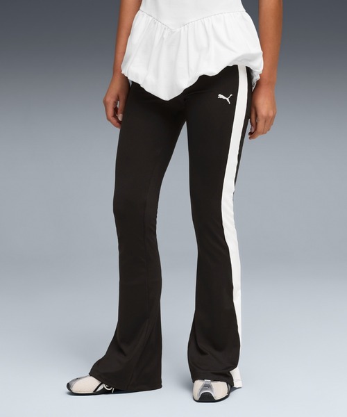 定価12100円☆【 プーマ 】フリース タイツ パンツ レギンス ポケット PUMA（プーマ） レギンス スパッツ ウィメンズ T7 フレアード ポッパー
