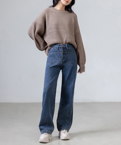 「DAY CLOSET」 デニムパンツ L ブルー レディース_画像8