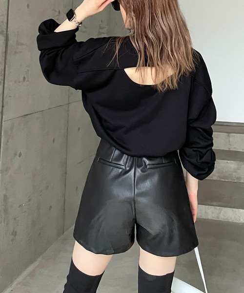 「SPIRALGIRL」 ショートパンツ FREE オフホワイト レディース_画像4
