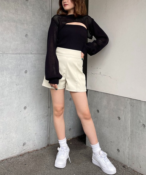 「SPIRALGIRL」 ショートパンツ FREE オフホワイト レディース_画像5